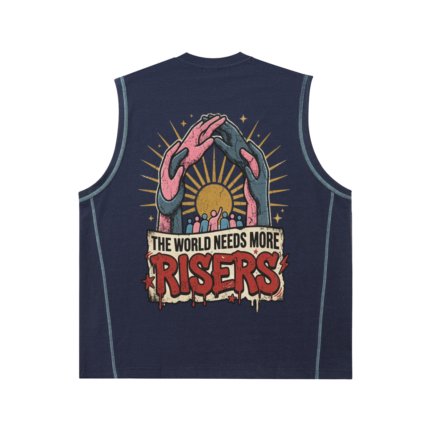 Contrast Panel Cooling Performance Tank Top