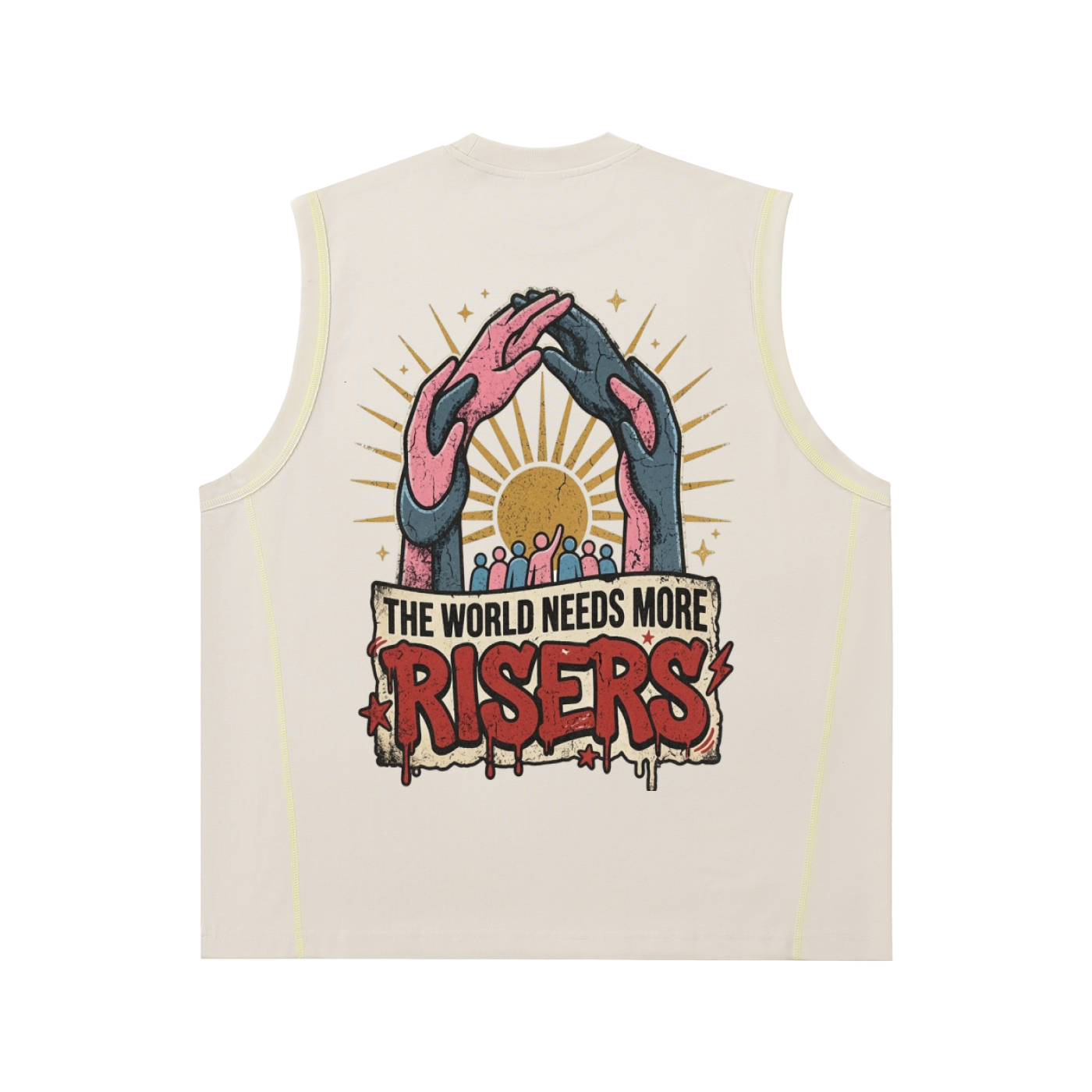 Mens Risers Cooling Performance Tank Top