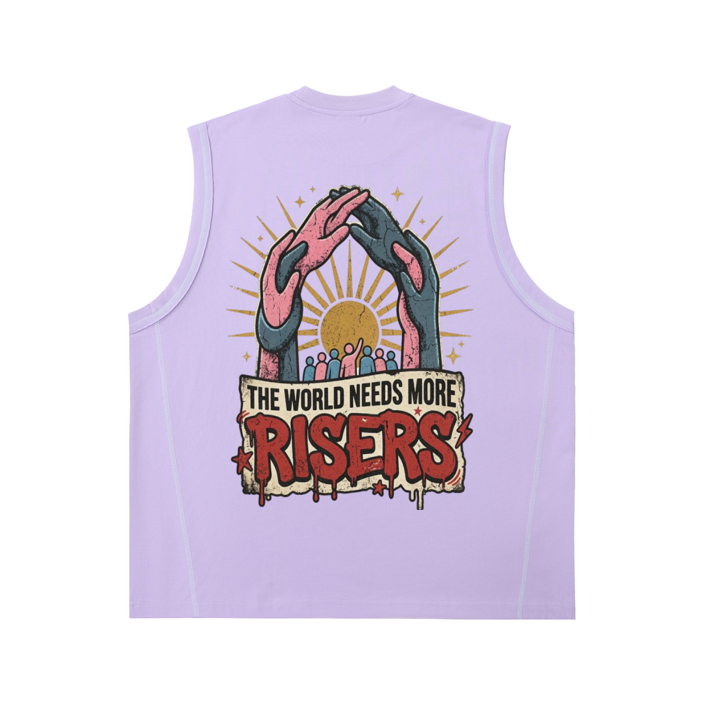 Mens Risers Cooling Performance Tank Top